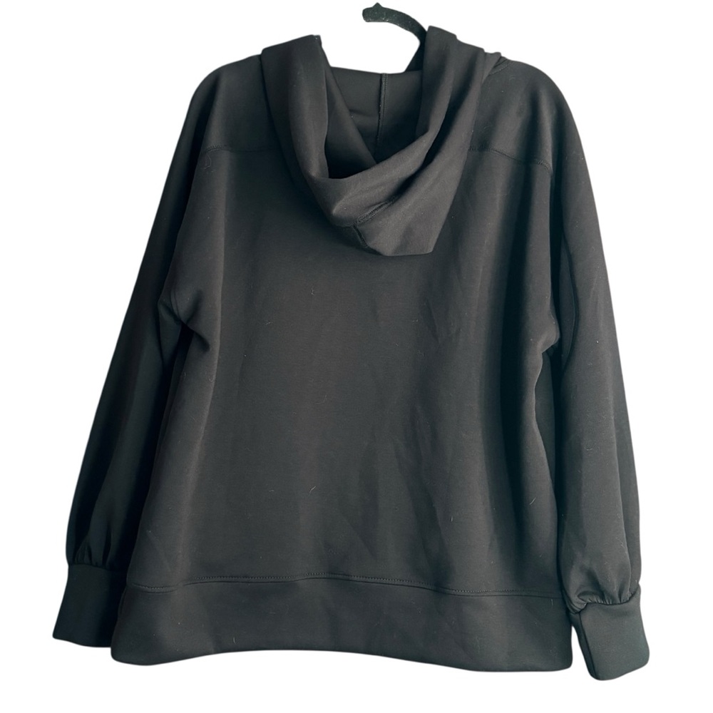 Dear Scarlett Black Hoodie Relaxed Fit Sweatshirt - Picture 2 of 6